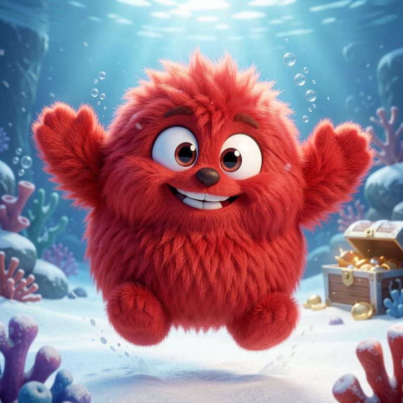 Red Puffle - Club Penguin