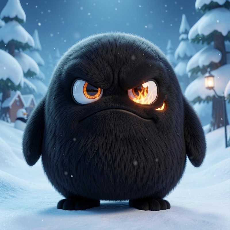 Black Puffle - Club Penguin