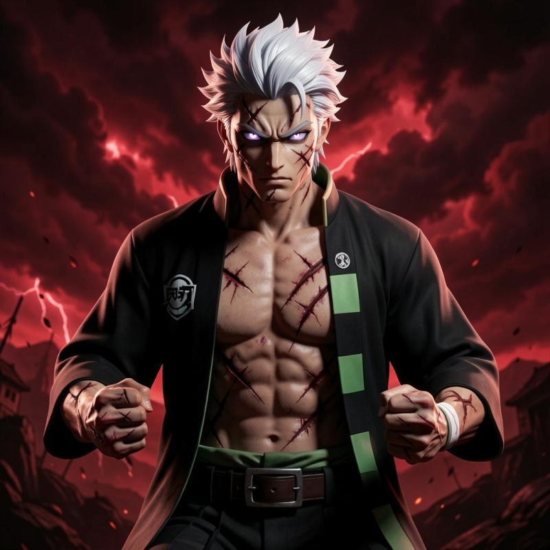 Sanemi Shinazugawa - Demon Slayer (Kimetsu no Yaiba)