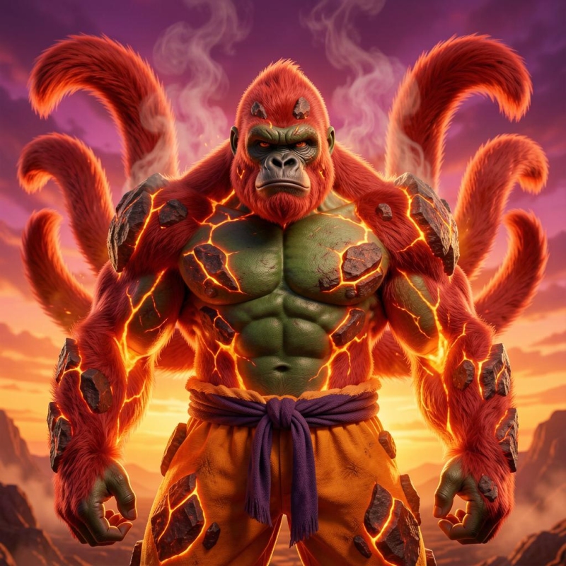 Son Goku (Four-Tails) - Naruto