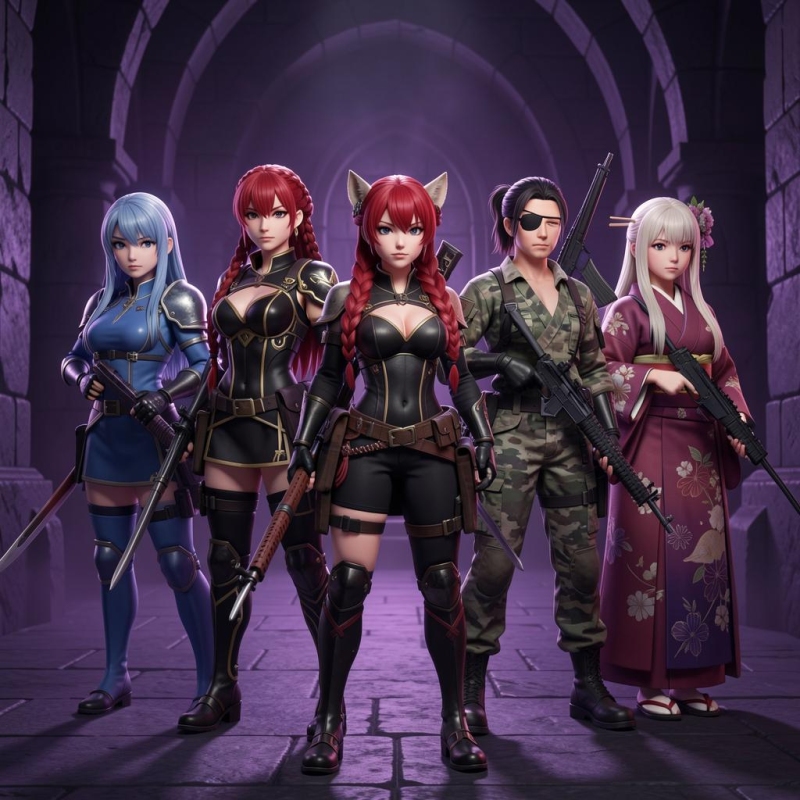 Pleiades Battle Maids - Overlord