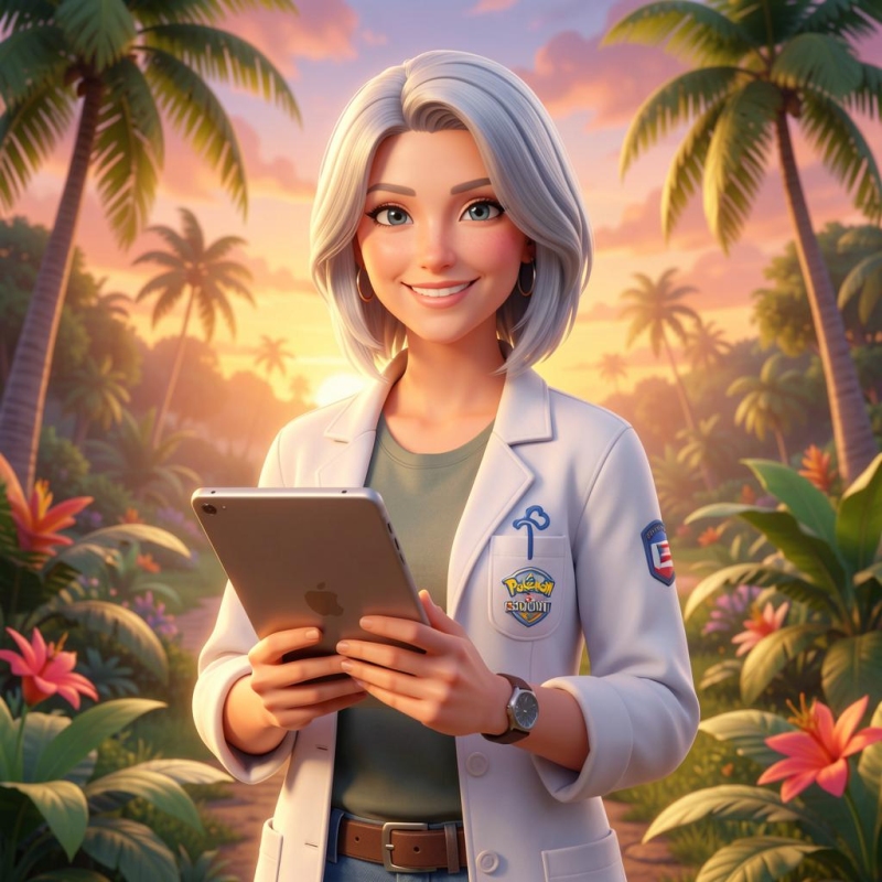 Professor Burnet - Pokémon: Sun & Moon