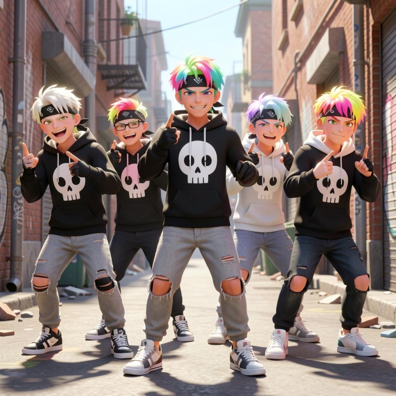 Team Skull Grunts - Pokémon: Sun & Moon