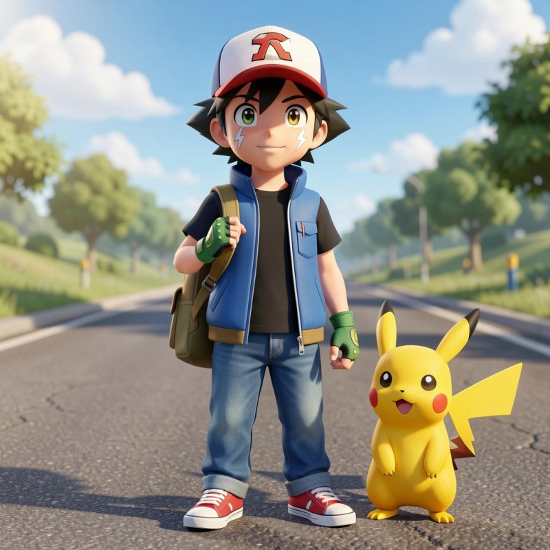 Ash Ketchum - Pokémon: Indigo League