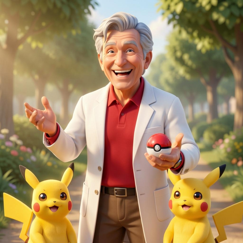 Professor Oak - Pokémon: Indigo League