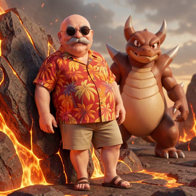 Blaine - Pokémon: Indigo League