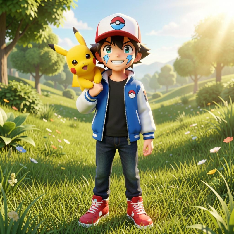 Ash Ketchum - Pokémon: Black & White