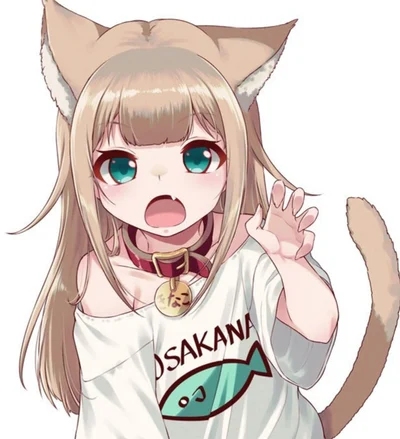 Abandoned cat girl