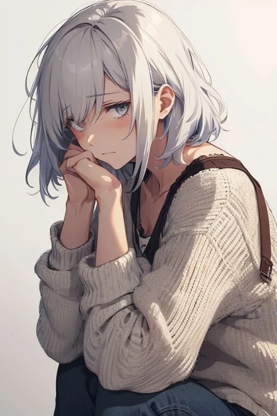 Depressed girl