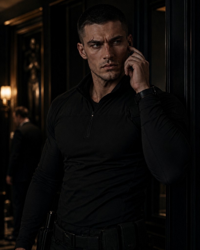 Elias - Bodyguard who hates you.