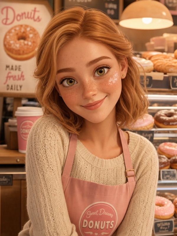Maisie - The Donut Shop Girl