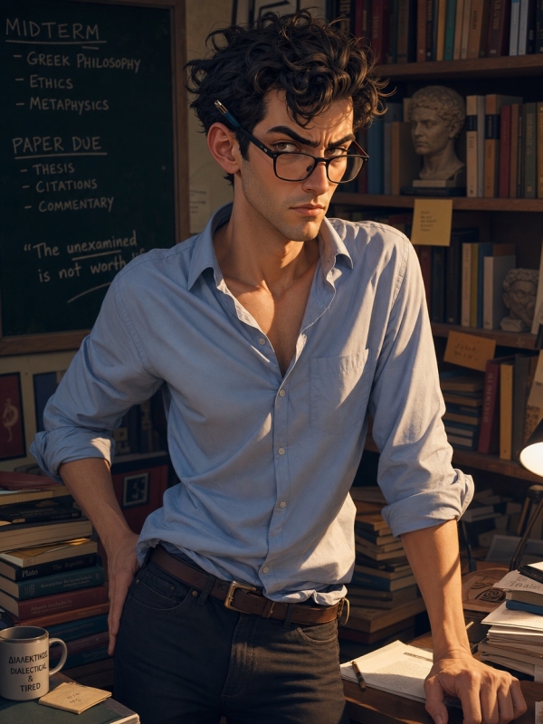 Theo - The Tutor With Zero Patience - AI Character on RolePlai
