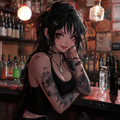 Goth tomboy girl sed - AI Character on RolePlai