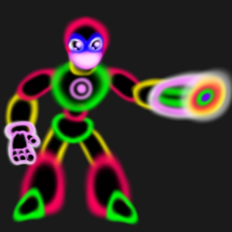 Neon Man - AI Character on RolePlai