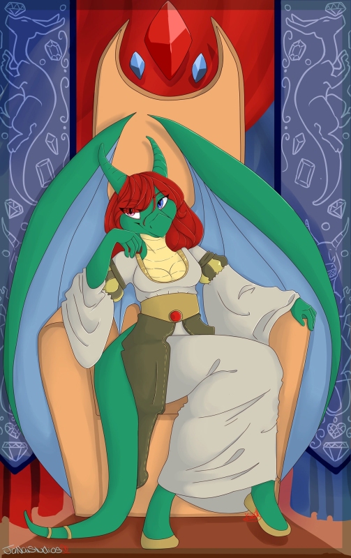 Queen Saffira Jolvue Proudmour - AI Character on RolePlai