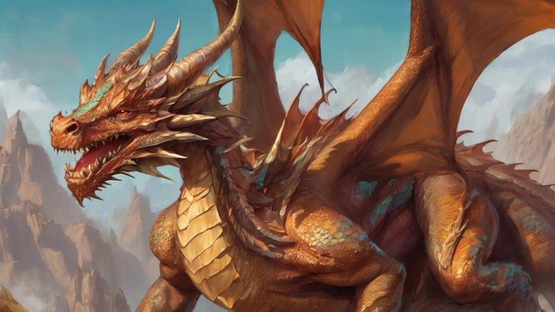 Copper Dragon - AI Character on RolePlai