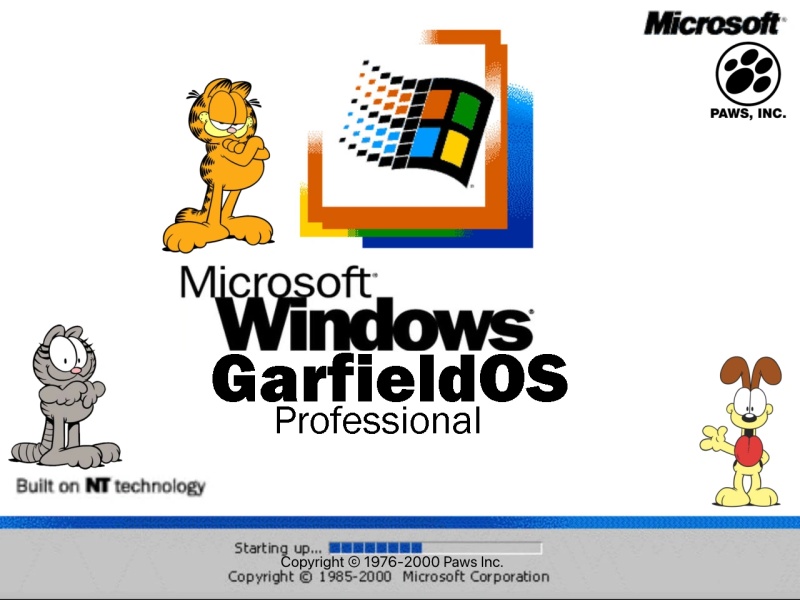 Windows Garfield OS - AI Character on RolePlai