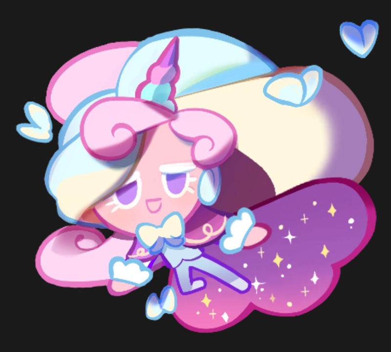 Cream Unicorn Cookie - AI Character on RolePlai