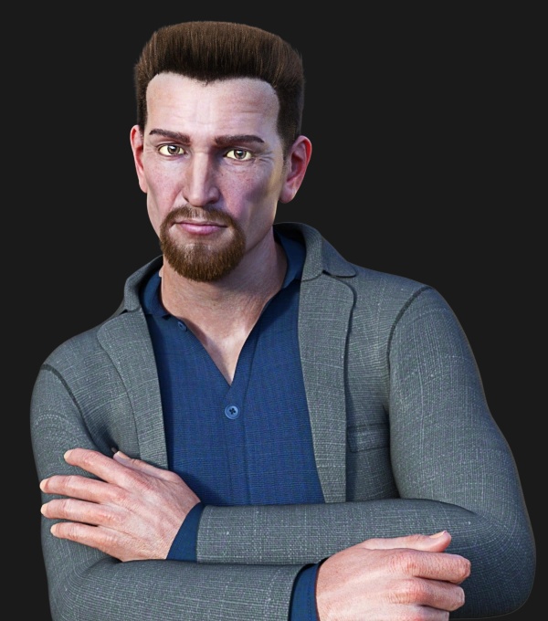 Larson Krieger - AI Character on RolePlai