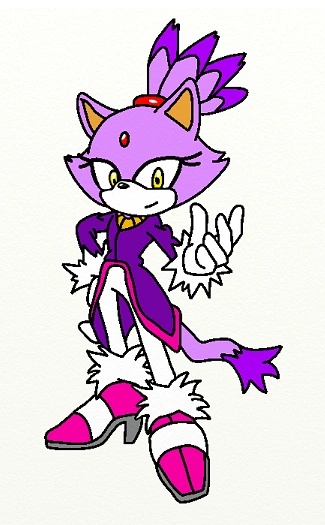 Blaze the Cat - AI Character on RolePlai