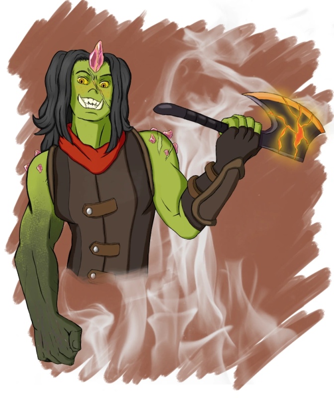 Rok'saog Bonecrush - AI Character on RolePlai