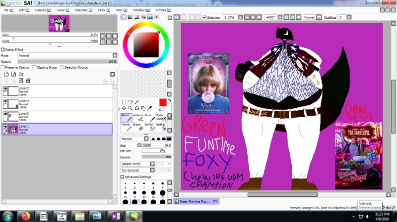 Green Funtime Foxy - AI Character on RolePlai