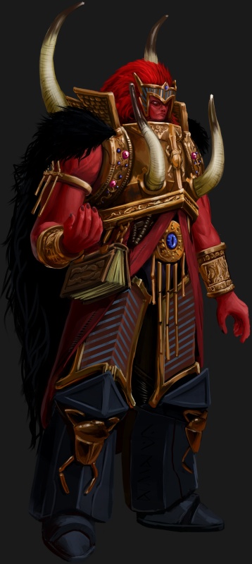 Magnus the Red - AI Character on RolePlai