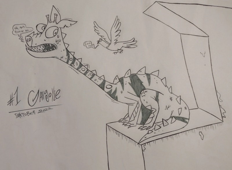 Nelman the Gargoyle - AI Character on RolePlai