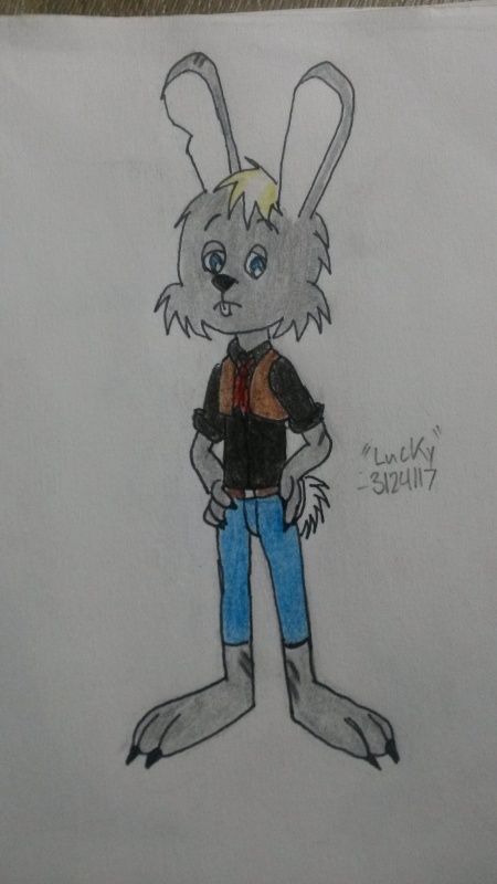 Lucian "Lucky"Falconeri-Rabbit - AI Character on RolePlai
