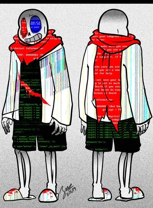 Fatal Error!sans - AI Character on RolePlai