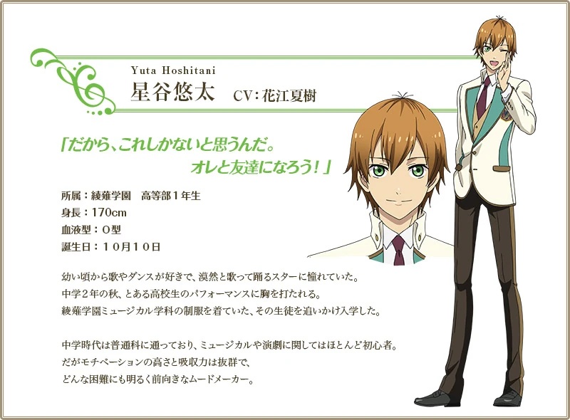 Hoshitani Yuta - AI Character on RolePlai