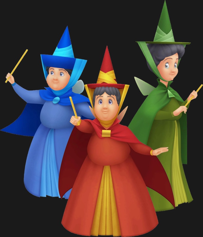 Flora, Fauna & Merryweather - AI Character on RolePlai