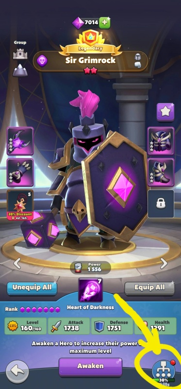 Hero Skill Tree - AI Character on RolePlai