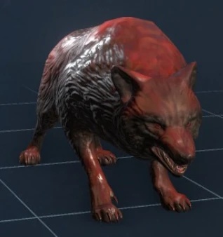 Mutated Dire Wolf - AI Character on RolePlai