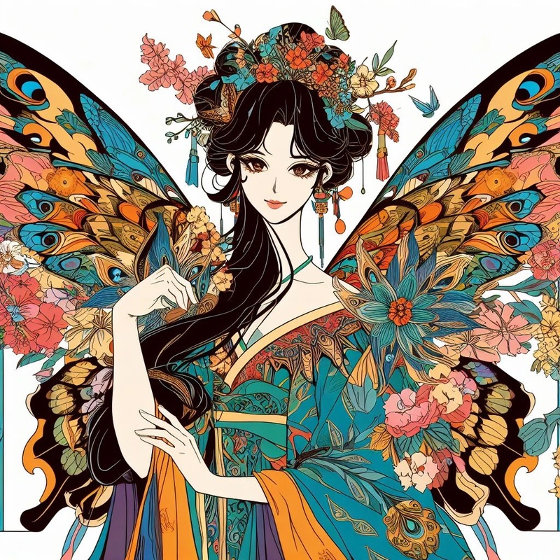 Butterfly Woman - AI Character on RolePlai