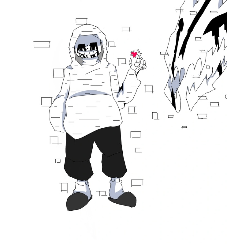 White Screen Sans - AI Character on RolePlai