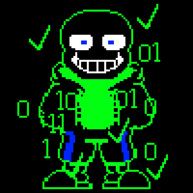 Coded!Sans - AI Character on RolePlai