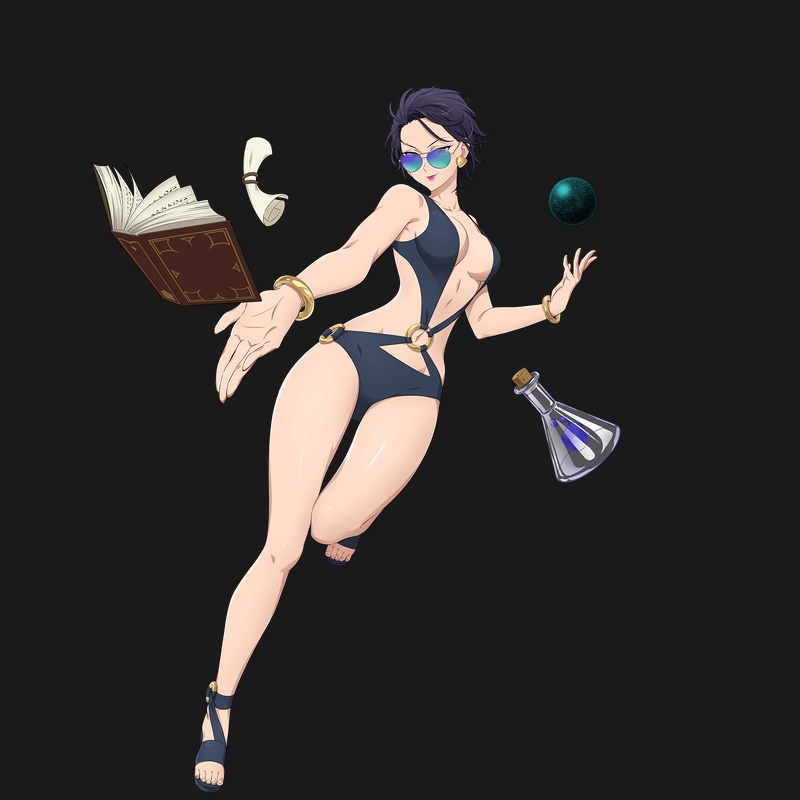 Blue Summer Merlin - AI Character on RolePlai