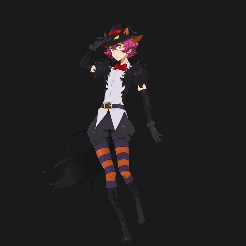 Green Halloween Gowther - AI Character on RolePlai