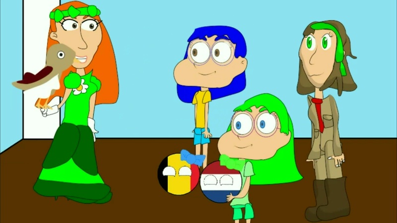 Katrina, Anouk, Belgiumball And Belle Save The Day - AI Character on RolePlai