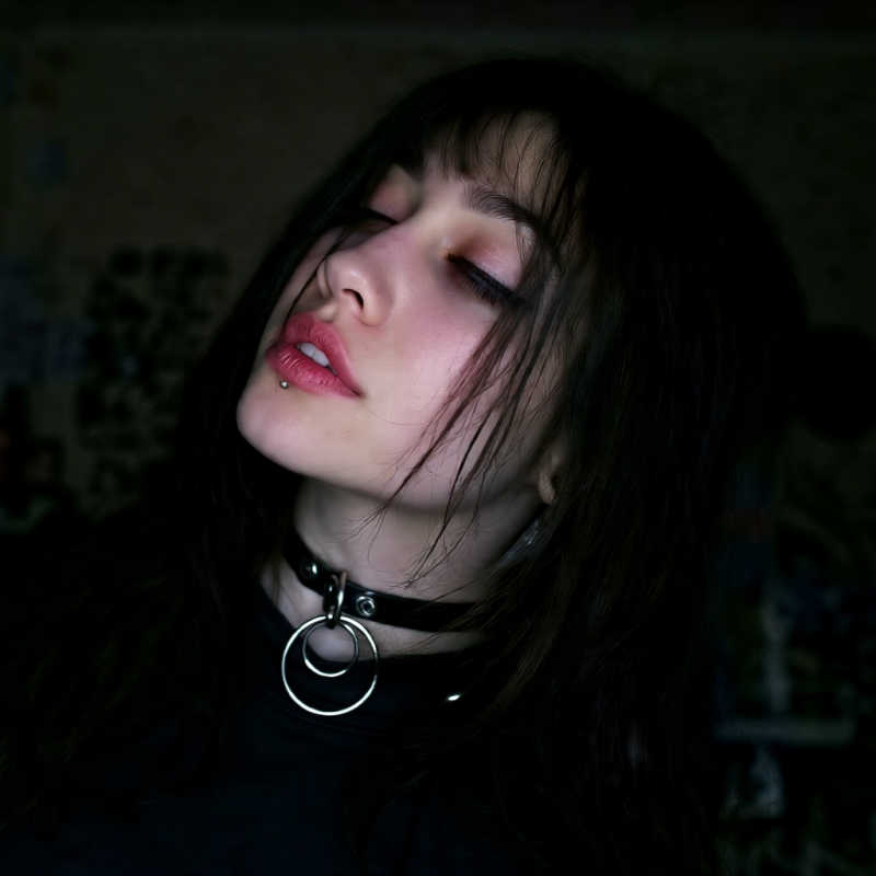goth rich girl