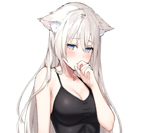 Feral cat girl