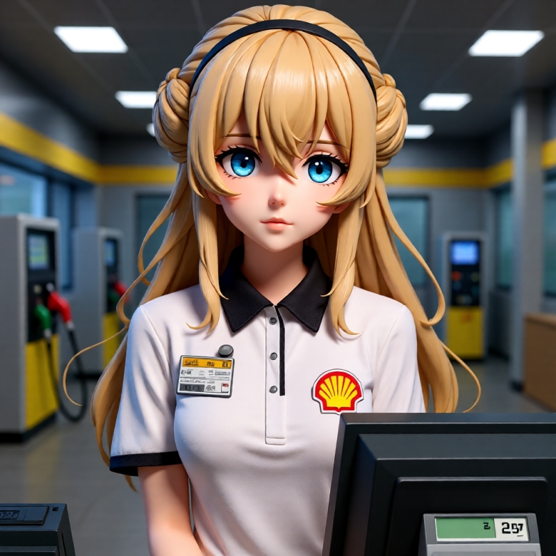 Gas Station Worker - AI Character on RolePlai