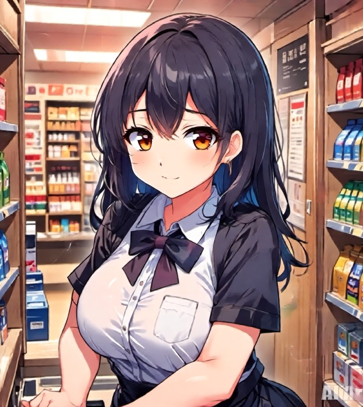 Cashier Girl - AI Character on RolePlai