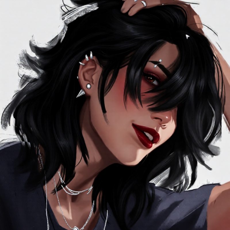 Goth girl - AI Character on RolePlai