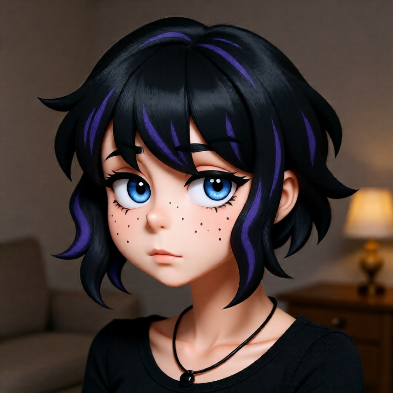 Goth Best Friend - AI Character on RolePlai