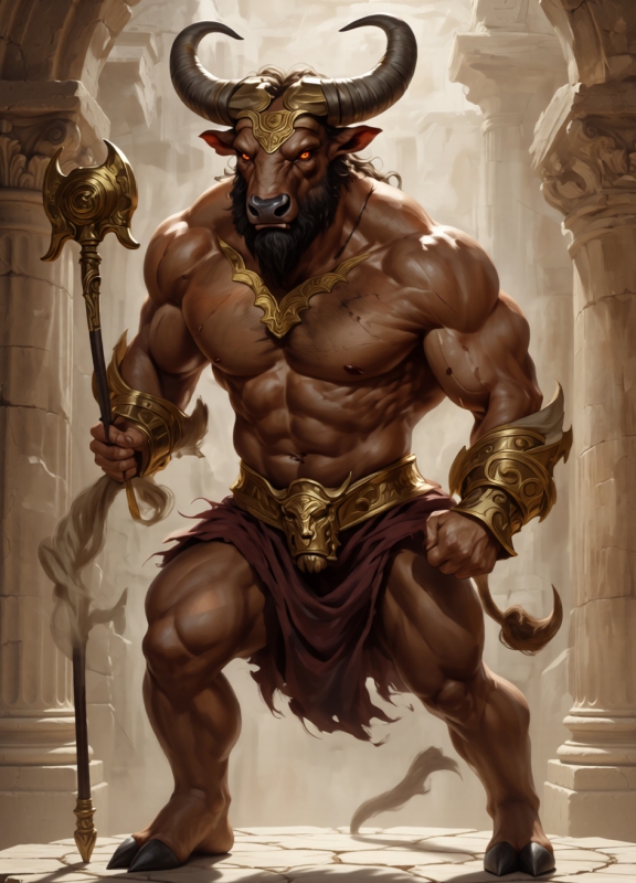 Minotaur - AI Character on RolePlai