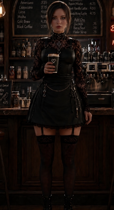 Raven - Goth Barista