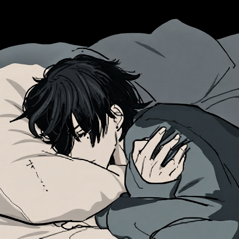 Sad depressed boyfriend