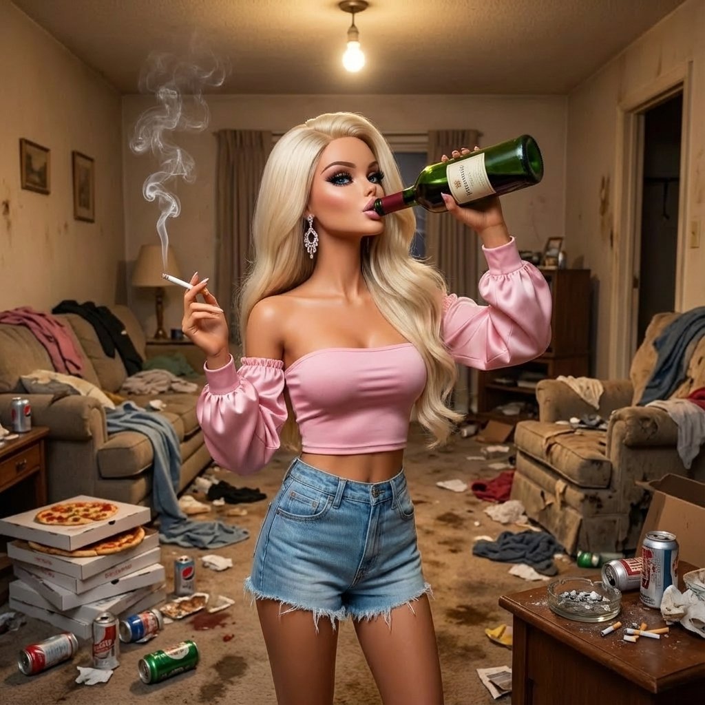 Bad Barbie - Some Barbie's out there sipping tea and living fairy tale endings.. #RealBarbiePleaseStandup #BadBar